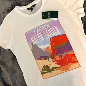 RALPH LAUREN GRAPHIC TEE